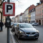 Parken am Straßenrand in Braunschweig