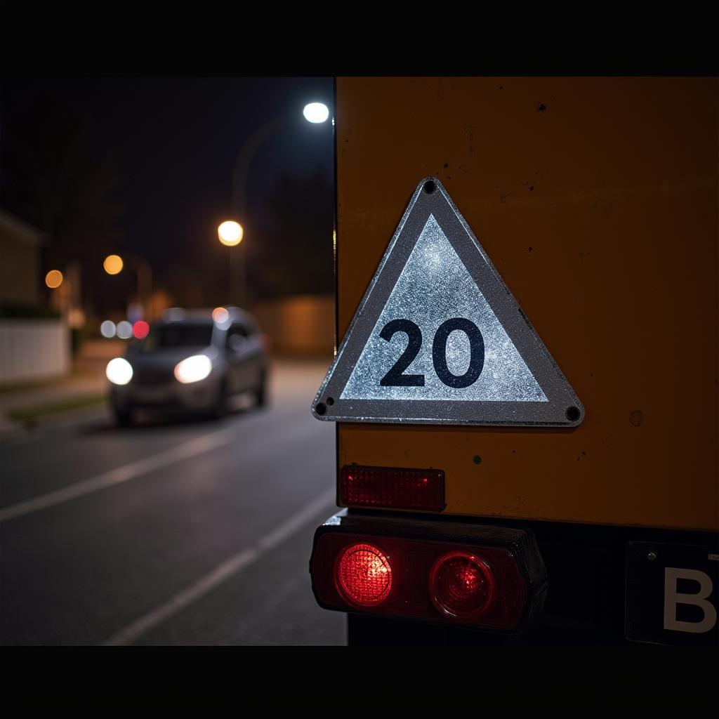 Parkwarntafel Anhänger Pflicht