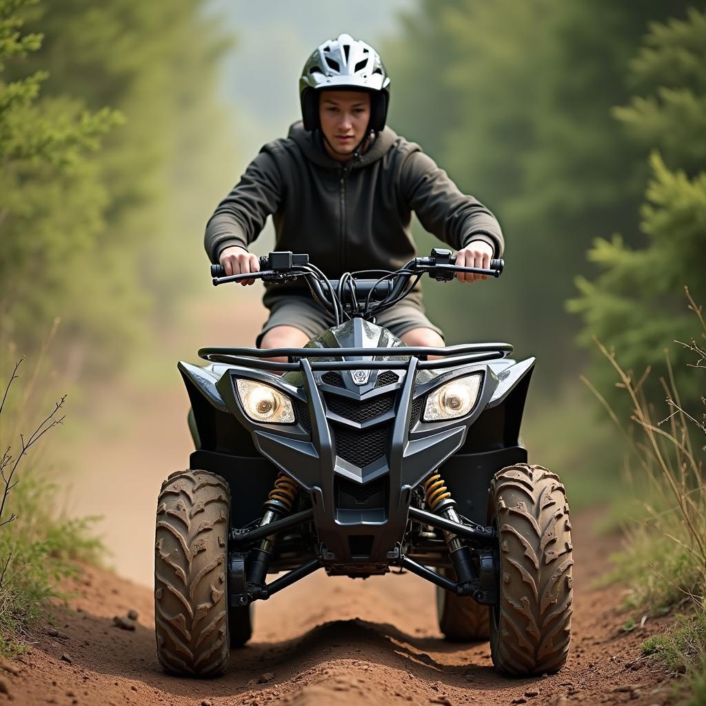 Quad 50ccm Erwachsene fahren