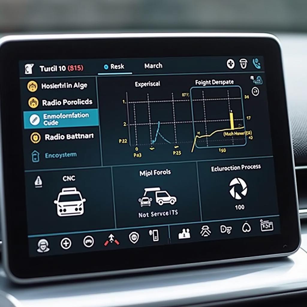 Radio B3 diagnostic software interface