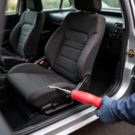 Recaro Sitz Montage im Golf 1