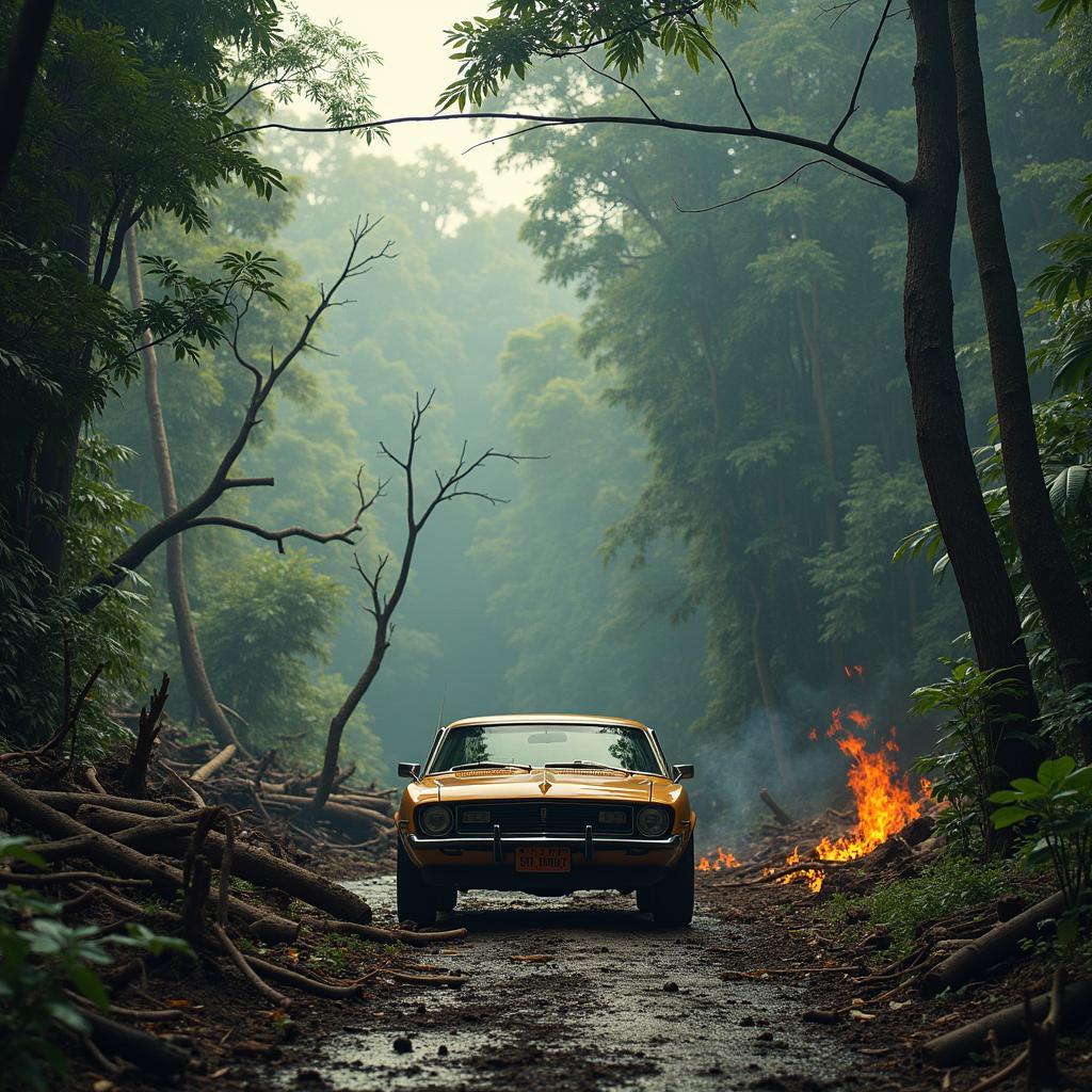 Auswirkungen der Regenwaldabholzung auf die Autoindustrie