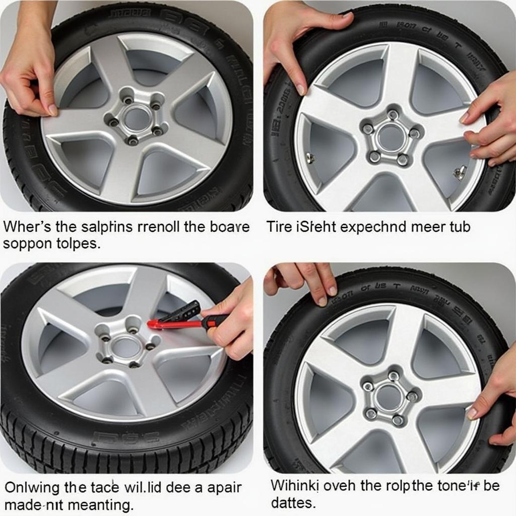 Installing a 6.00-16 tire on a wheel rim