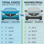 Kosten des Renault Scenic Leasings