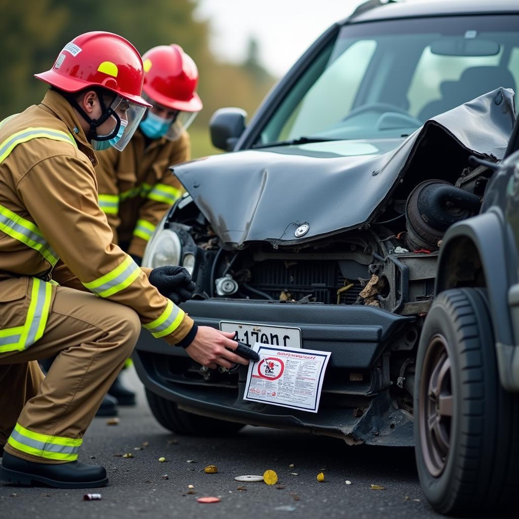 Rettungskarte im Notfall