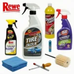 Rewe Greifswald Prospekt für Auto Reparatur: Reinigungsmittel und Werkzeuge.