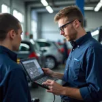 Moderne Autowerkstatt in Rockford