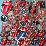 Auswahl an Rolling Stones Aufklebern