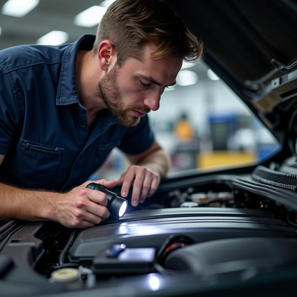 Auto Reparatur Diagnose mit Schauste Methode