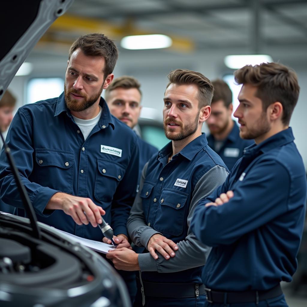 Schulung für Kfz-Techniker