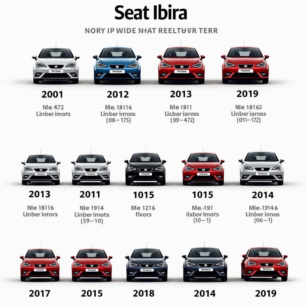 Übersicht der Seat Ibiza Modelle