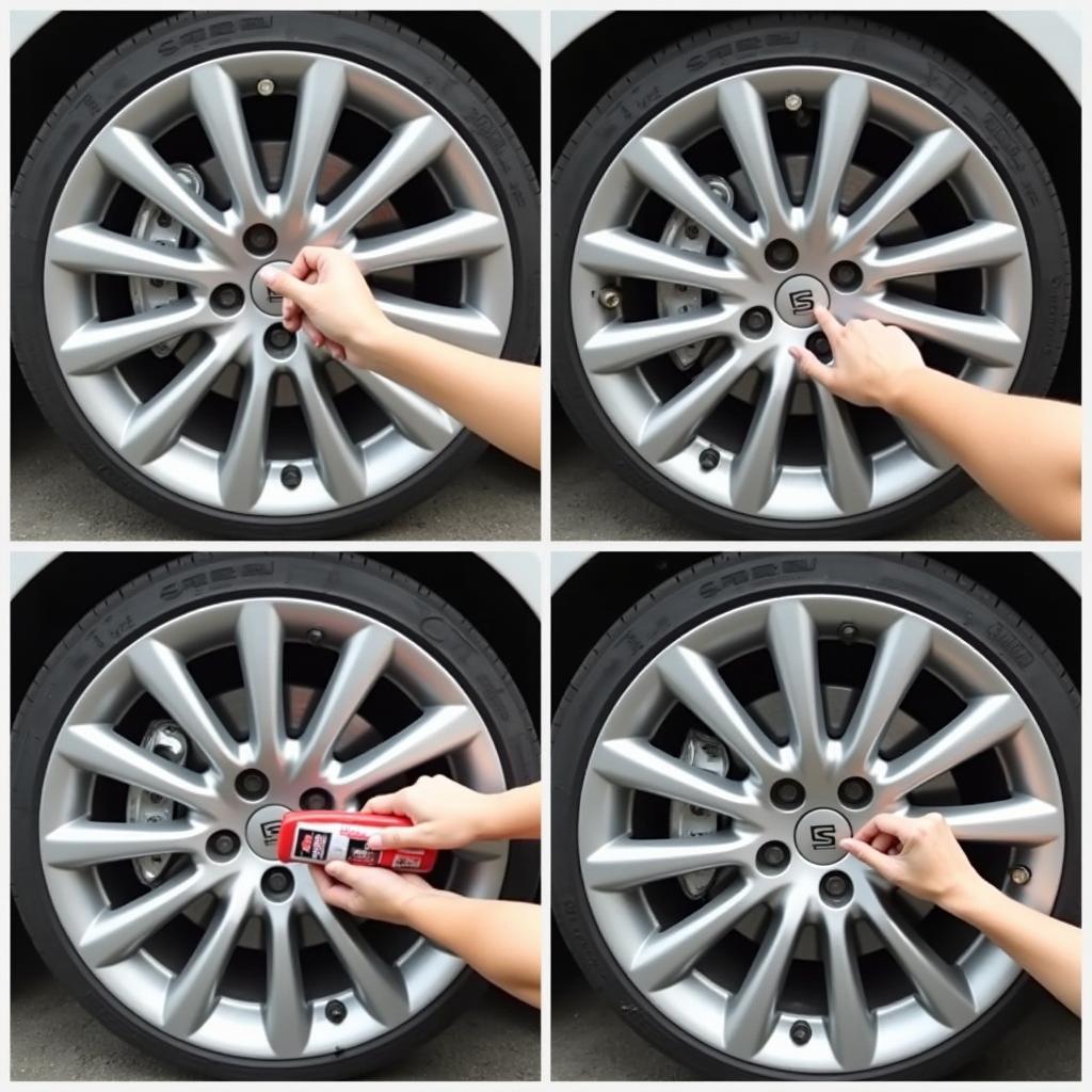 Properly cleaning Seat Ibiza hubcaps