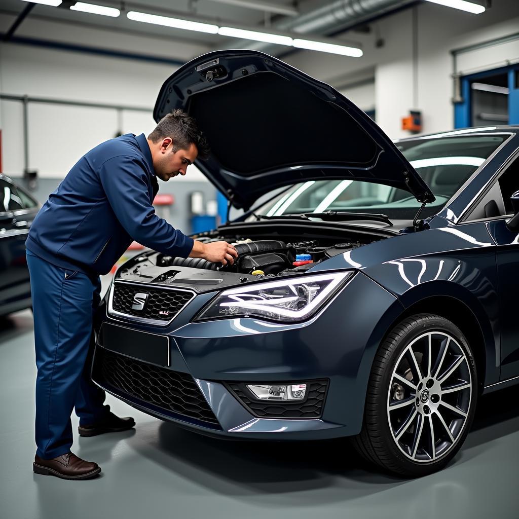 Entretien et inspection d'une Seat Ibiza