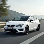 Seat Leon Cupra in Weiß: Außenansicht