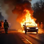 Autobrand durch Selbstverschulden