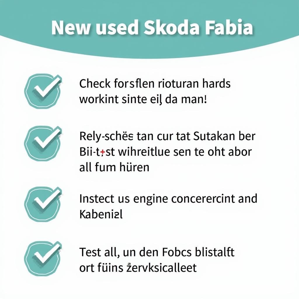 Checkliste für den Gebrauchtwagenkauf eines Skoda Fabia