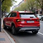 Skoda Kodiaq in Rot - Außenansicht