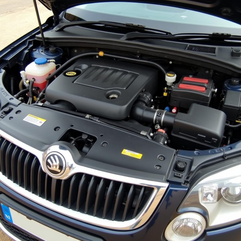 Skoda Yeti Gebraucht Diesel Motorraum