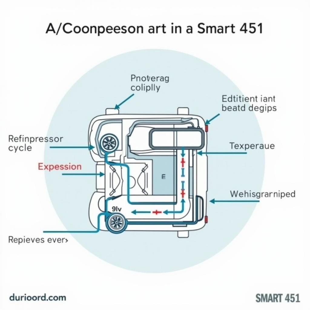 Funktion des Smart 451 Klimakompressors