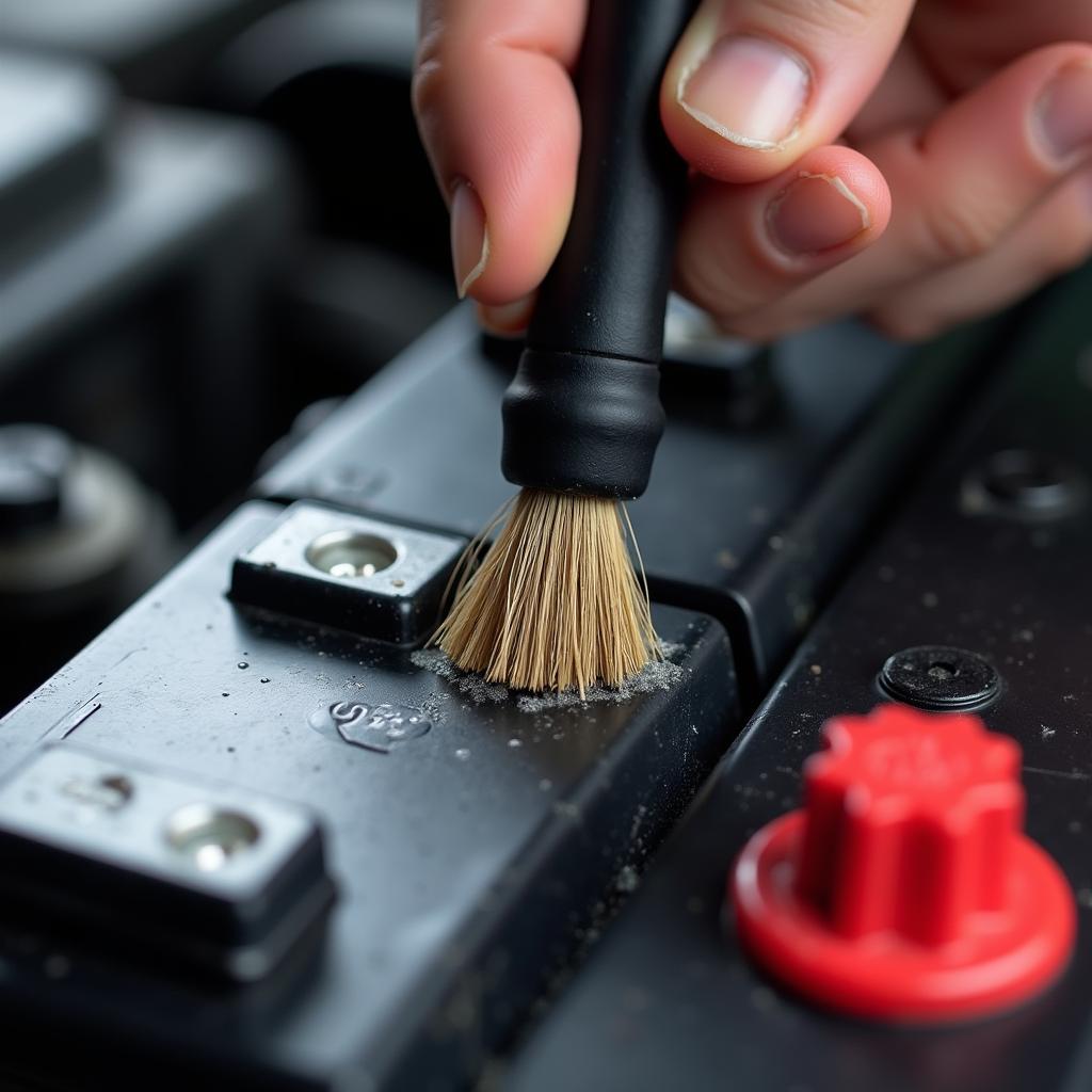 Entretien d'une batterie de démarrage