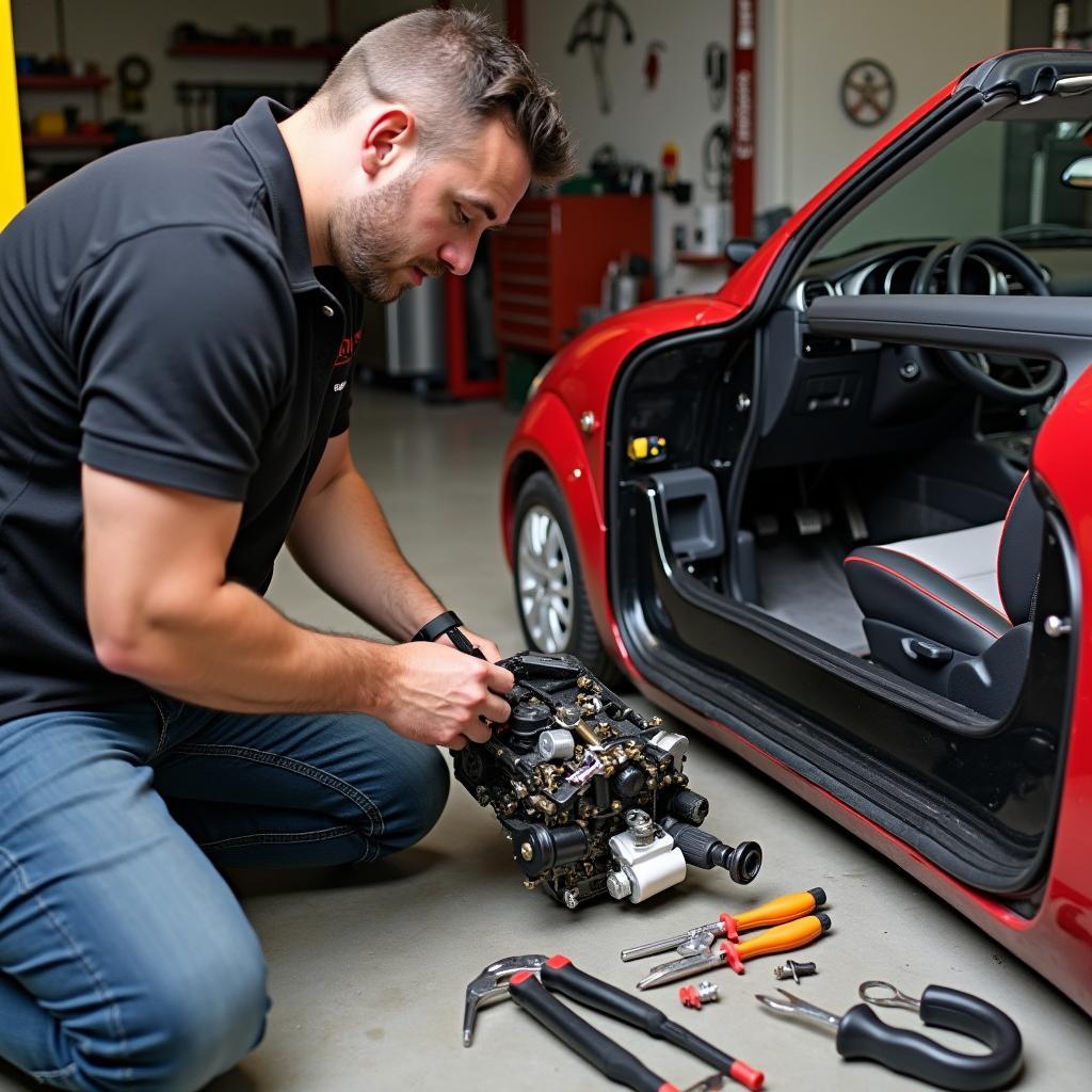 Streetka Ford Verdeck Reparatur