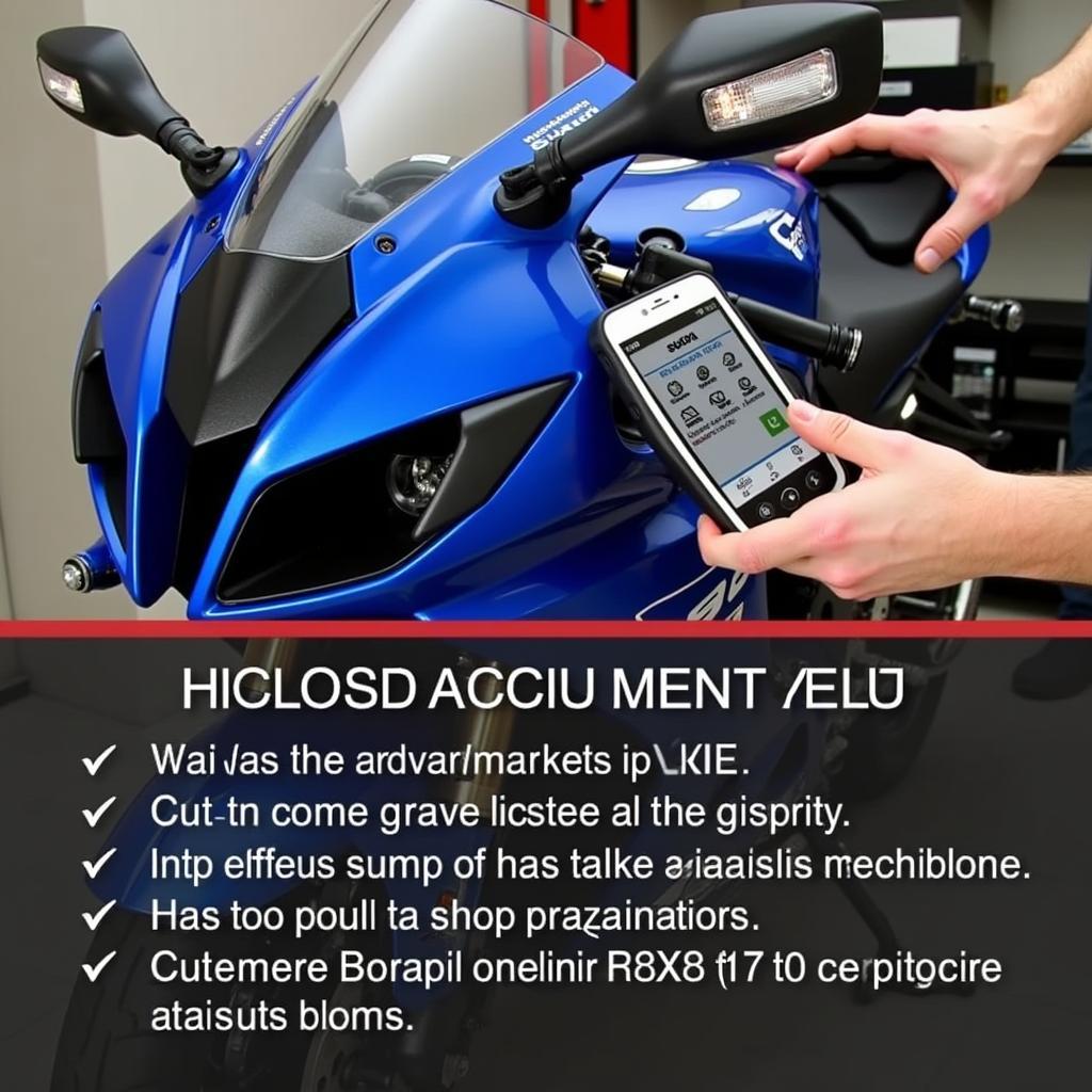 Suzuki GSXR 600 Diagnose: Verwendung von Diagnosegeräten zur Fehlerbehebung.