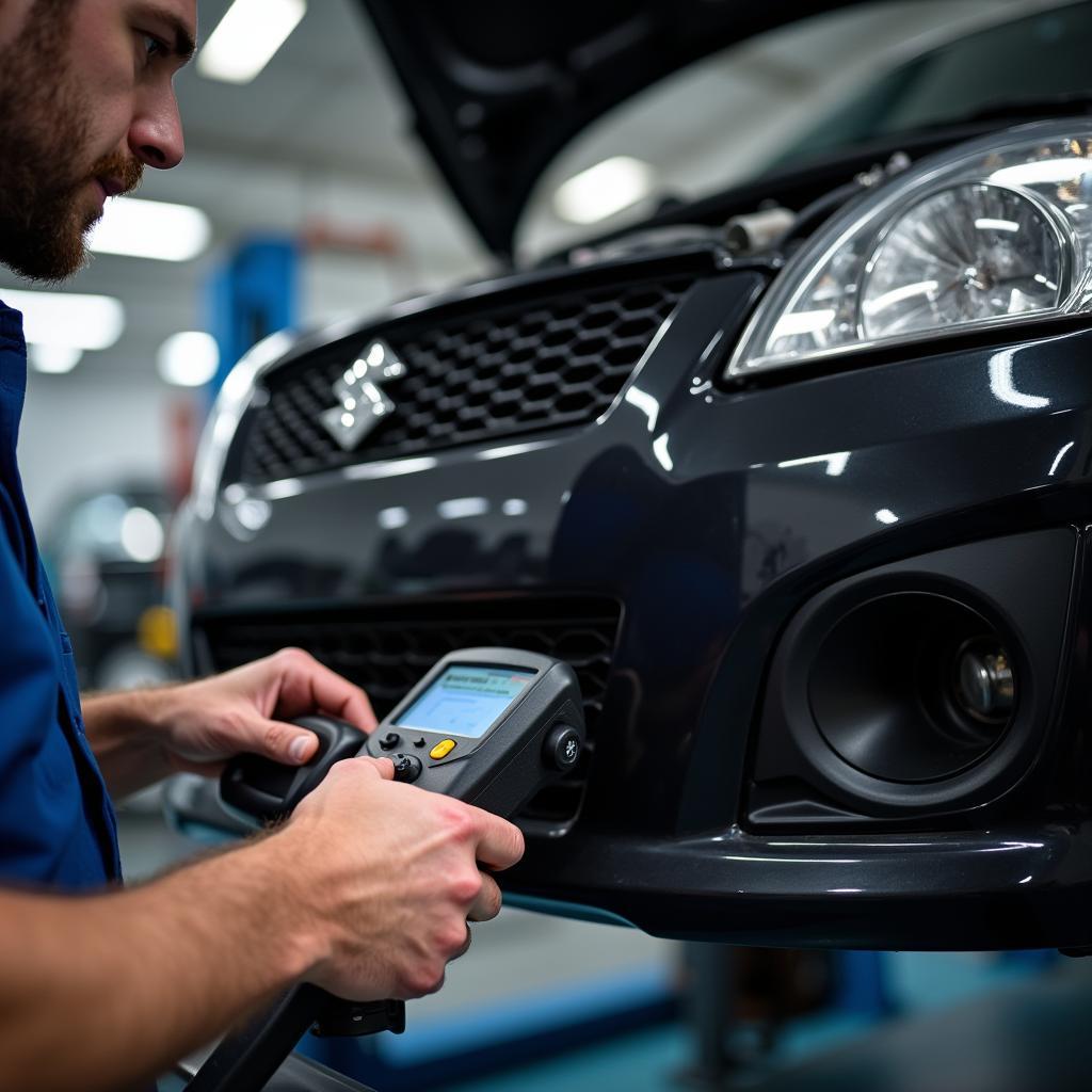 Manutenzione regolare Suzuki Swift: prevenire problemi con le spie luminose