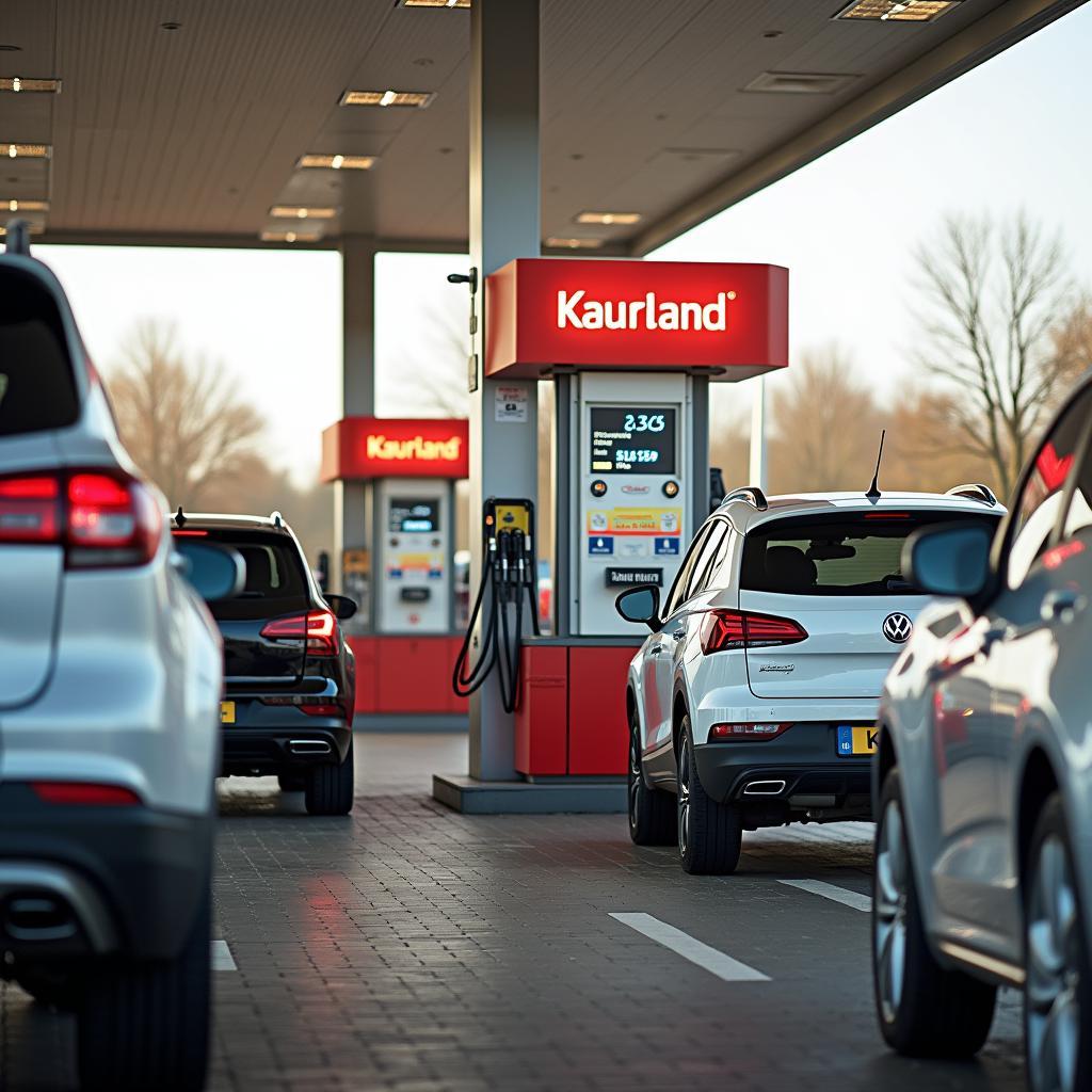 Kraftstoff an einer Kaufland Tankstelle