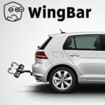 Thule Edge WingBar montiert auf einem VW Golf