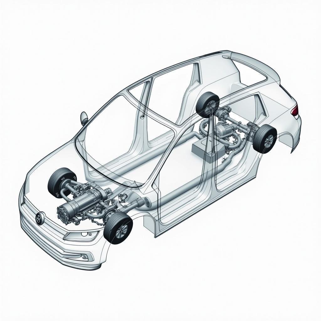 Aufbau der Tiguan Plattform