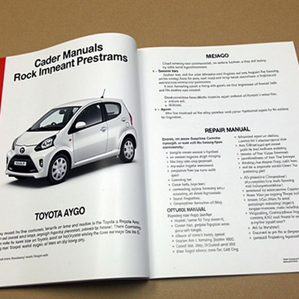 Reparaturhandbuch Toyota Aygo 2009