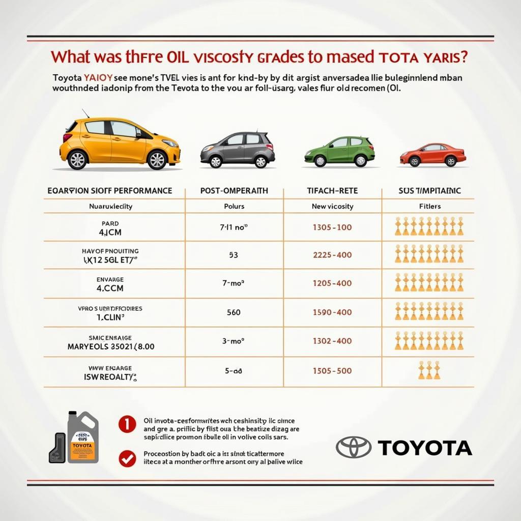 Die richtige Ölviskosität für den Toyota Yaris