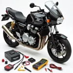 Diagnose der Triumph 660 Trident mit Spezialwerkzeugen