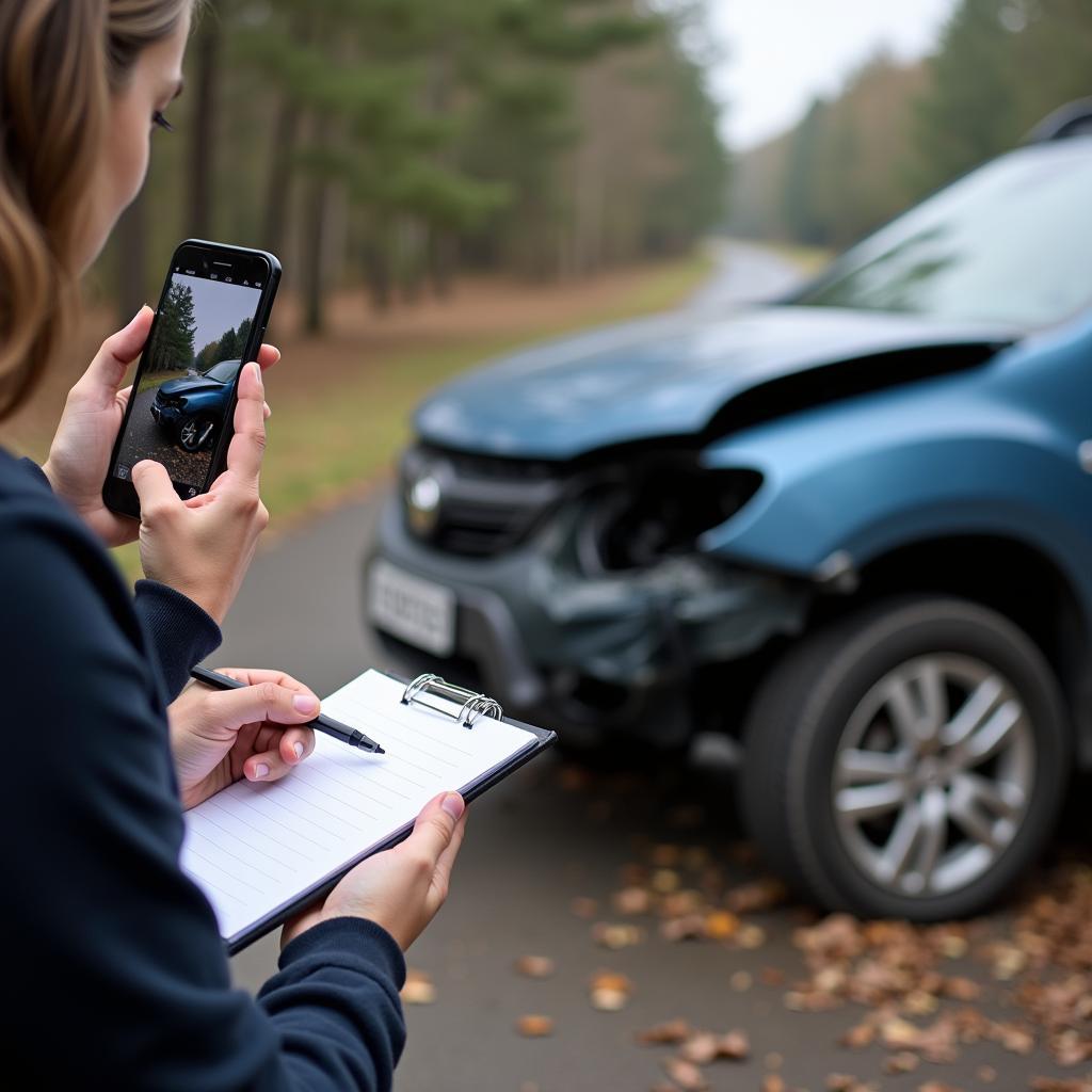 Schadensdokumentation nach Unfall Baunatal