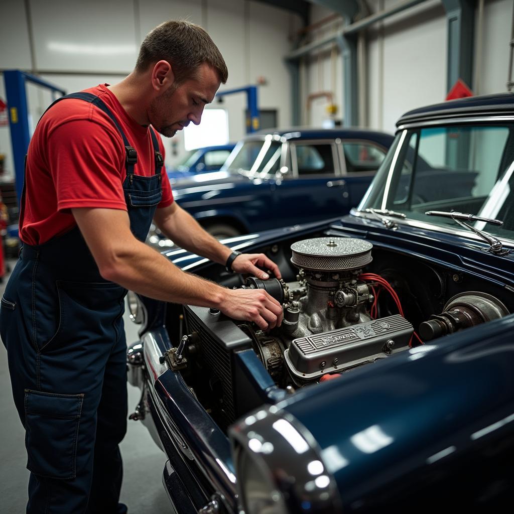 US Cars in einer Hagener Werkstatt