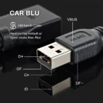 USB-Micro-Stecker Pinbelegung für Kfz-Diagnose