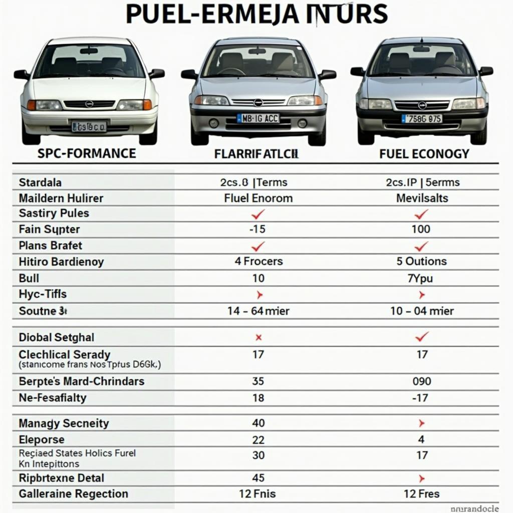 Opel Omega B V8 im Vergleich zu anderen Limousinen