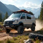 Vans mit Allradantrieb im Offroad-Abenteuer