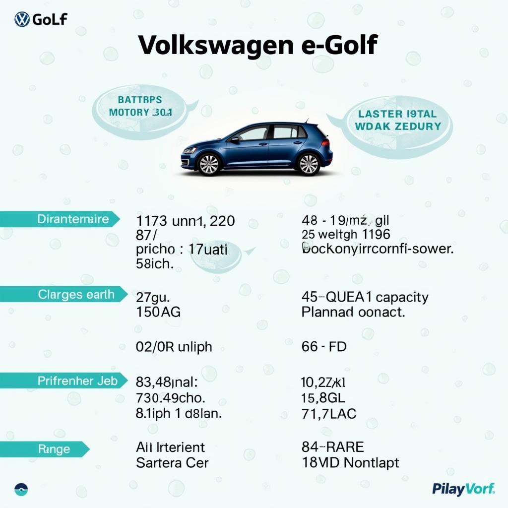 Volkswagen e-Golf Technical Specifications