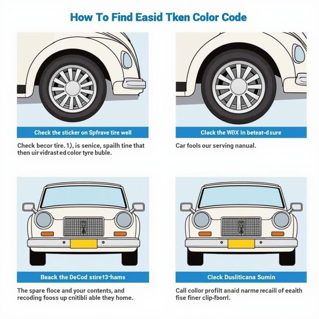 Volkswagen Farbcode finden