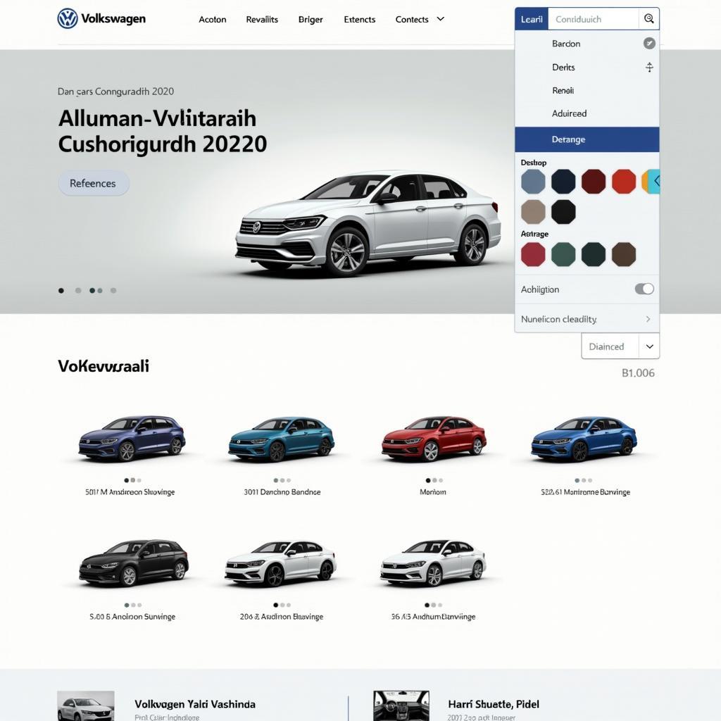 Volkswagen Konfigurator Online Tool