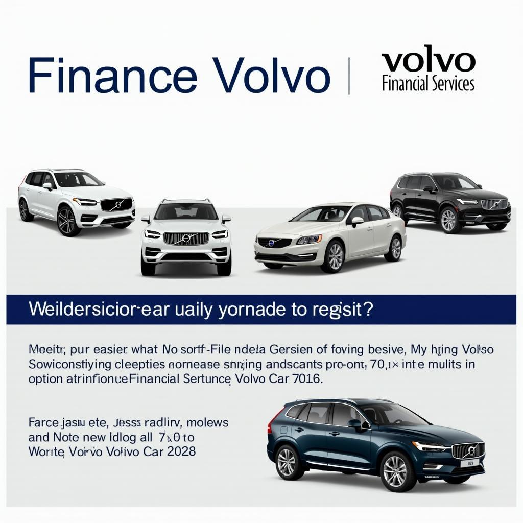 Volvo Car Financial Services Finanzierungsoptionen