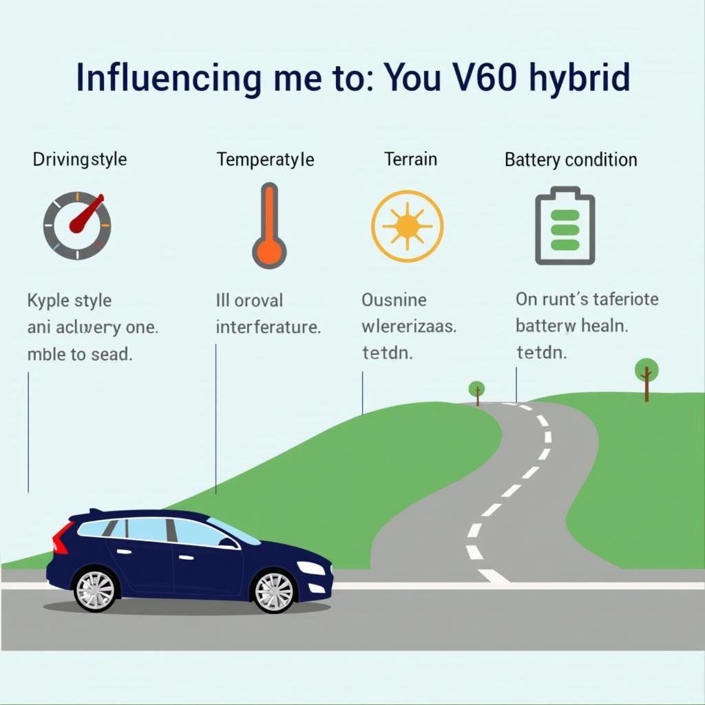 Einflussfaktoren auf die Reichweite des Volvo V60 Hybrid