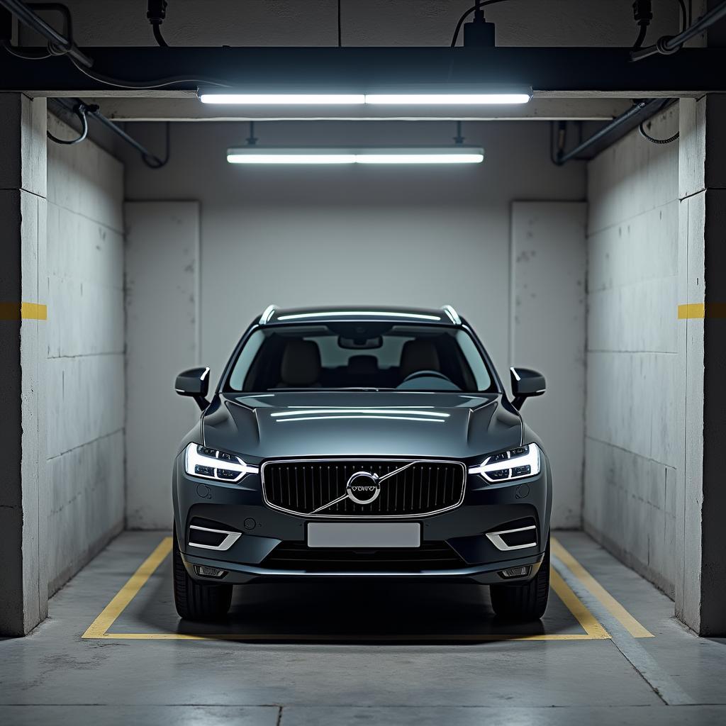 Volvo XC60 parken in Garage