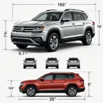 VW Atlas Außenabmessungen: Länge, Breite, Höhe