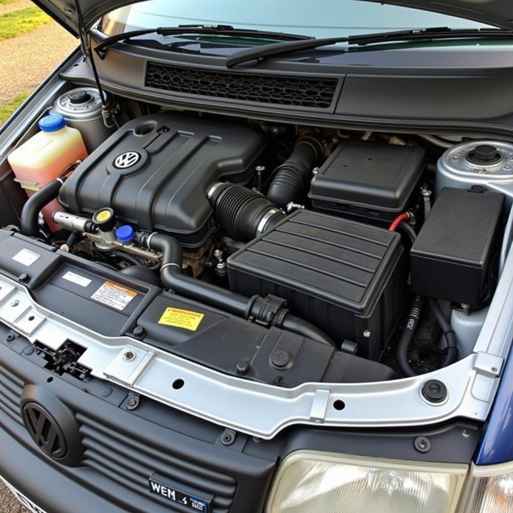 VW T4 Multivan Engine Compartment Check