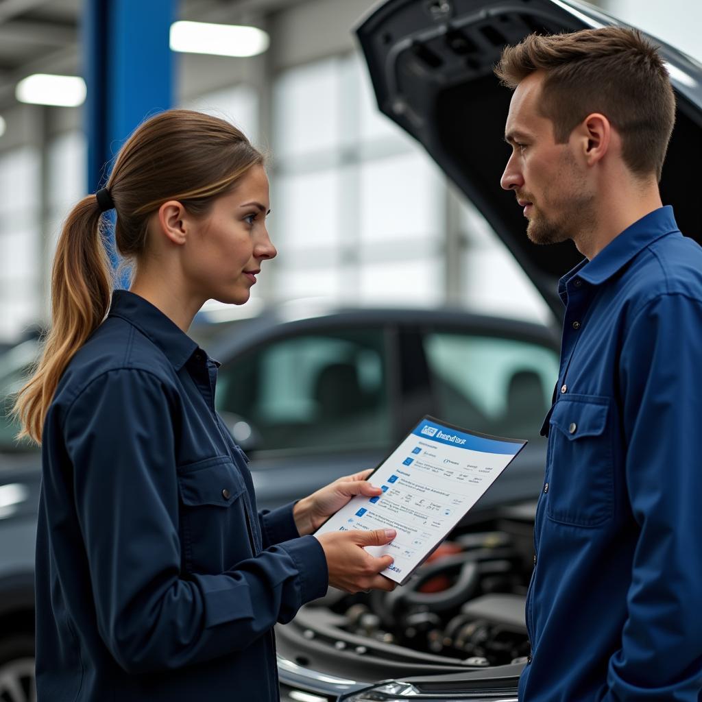 Vorteile des VW Financial Services Logos für Kfz-Techniker