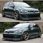 VW Golf Getunt: Optik-Tuning mit Felgen, Tieferlegung und Bodykit