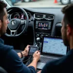 Diagnose von Radiofehlern im VW Golf V