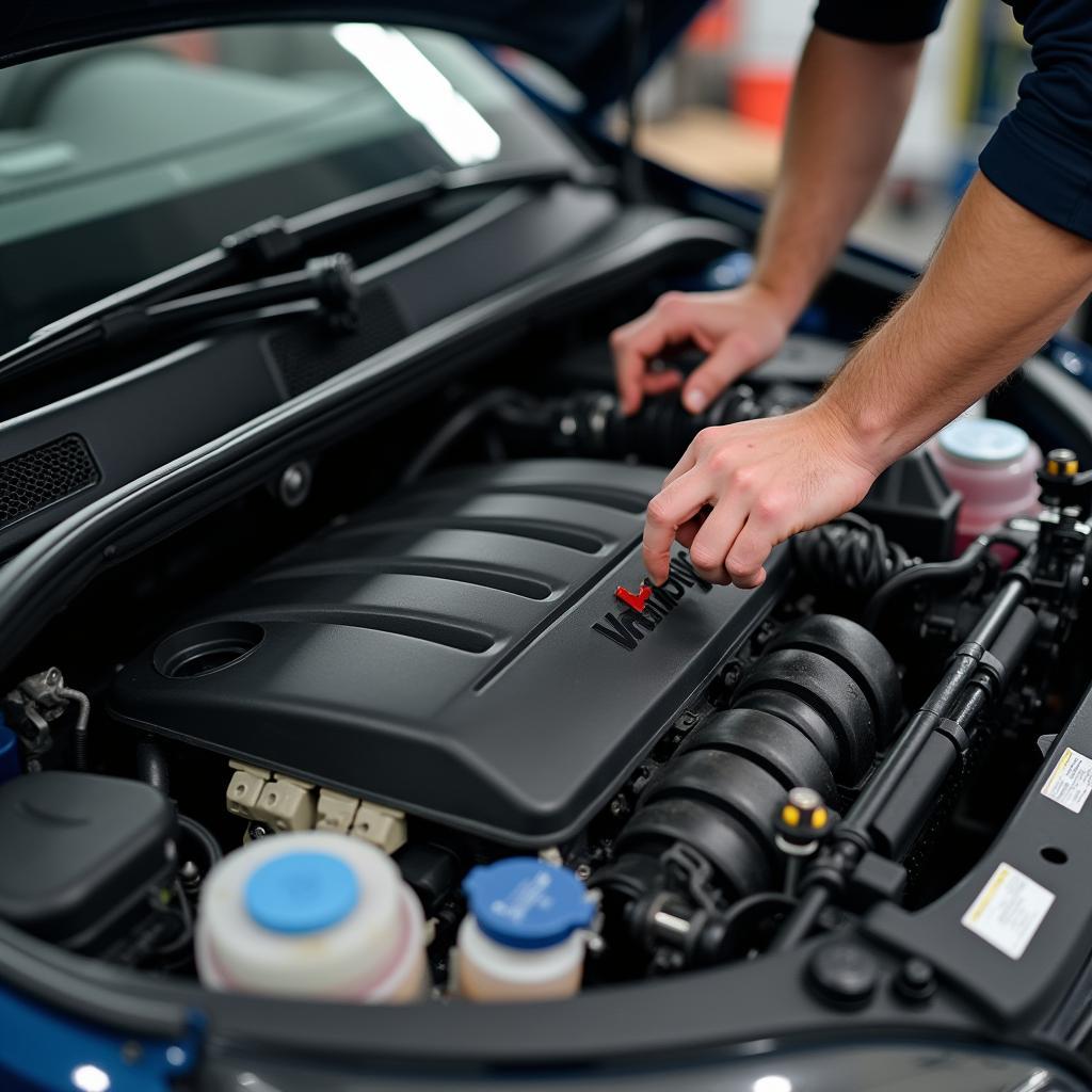 VW Polo 4 (9N) Reparatur am Motor